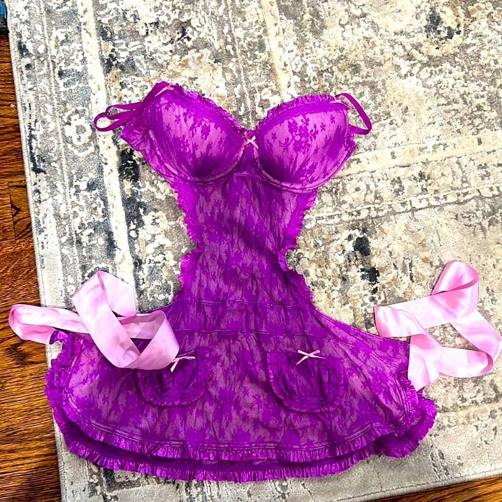 Victoria’s Secret sz 34C sexy apron lingerie!